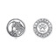 Серебряная монета год Тигра 2022 на новый год